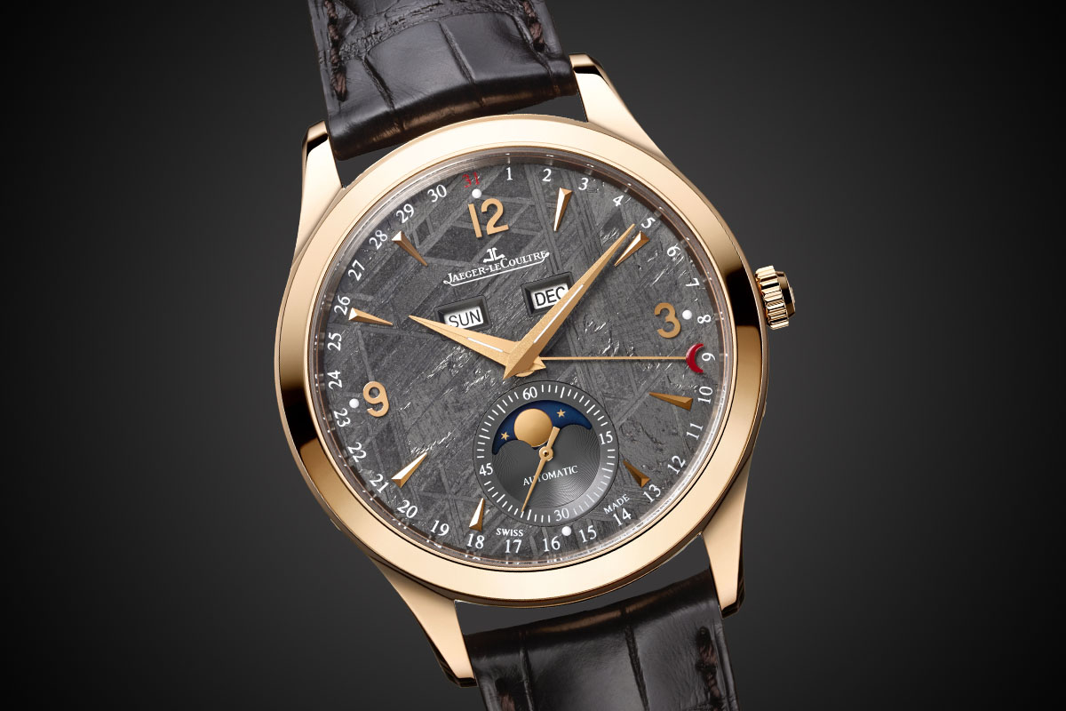 JAEGER-LECOULTRE MASTER CALENDAR METEORITE DIAL