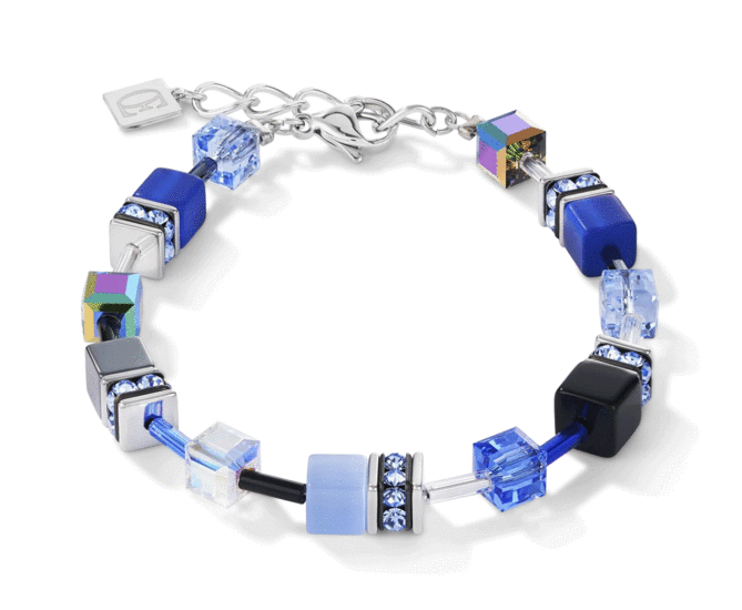 Coeur de Lion GeoCUBE® Bracelet Cobalt Blue 4014/30-0712