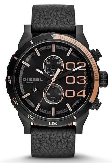 Diesel DZ-4033 Solid Stainless Steel Quartz Analog Men's Watch New Battery  | eBay