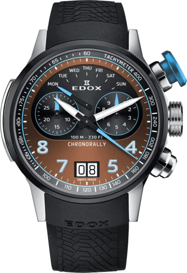 EDOX Chronorally Chronograph 45 38003 TINBU BRNBU