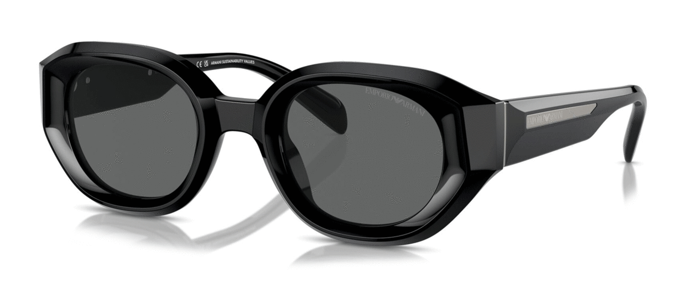 Emporio Armani Men’s Irregular-Shaped Sunglasses EA4230U 501787