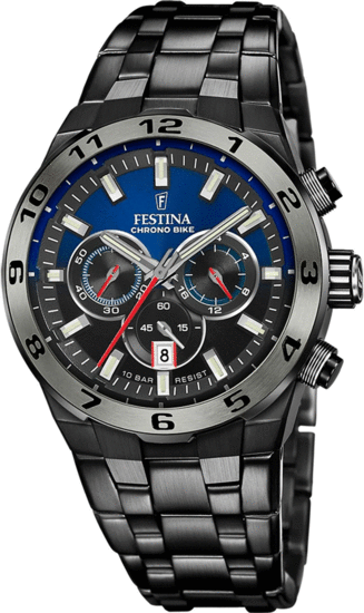 FESTINA MEN'S BLUE SPECIAL EDITIONS STAINLESS STEEL WATCH BRACELET 20673/1