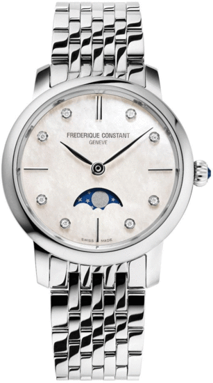 FREDERIQUE CONSTANT Slimline Ladies Moonphase Quartz 206MPWD1S6B