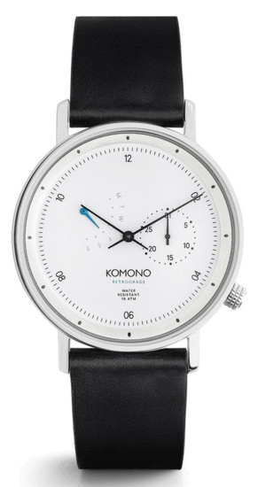 KOMONO The Walther Retrograde White W4032 | Starting at 199,00