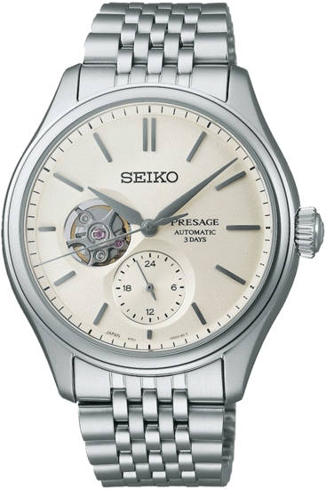 SEIKO Presage Classic Series Shiro-iro Open heart SPB469J1