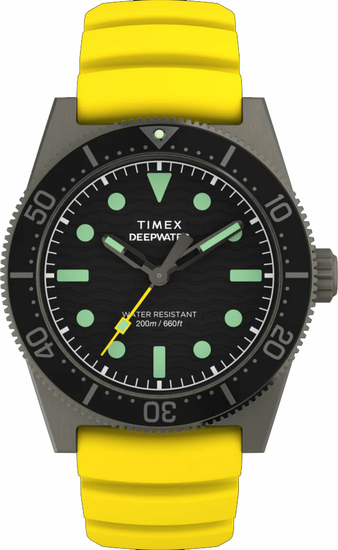 TIMEX Deepwater Reef 200 41mm Synthetic Rubber Strap Watch TW2W74800