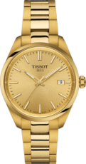 Swiss made quartz watches TISSOT PR 100 gold only for 345 00