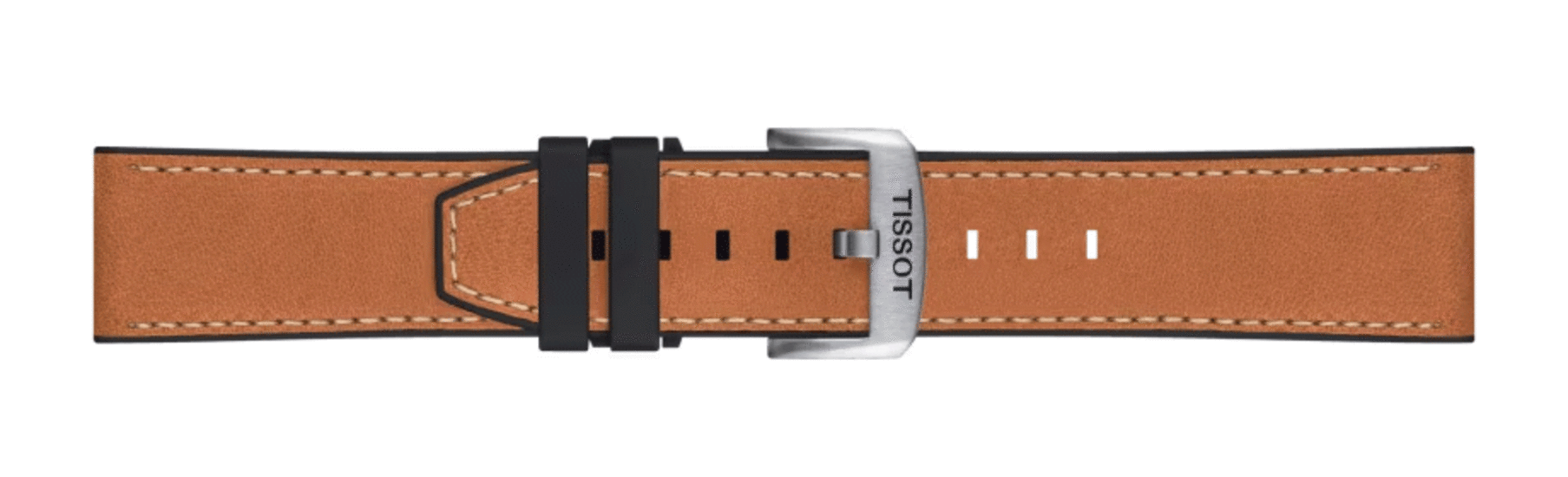 Tissot official brown leather strap lugs 20 mm