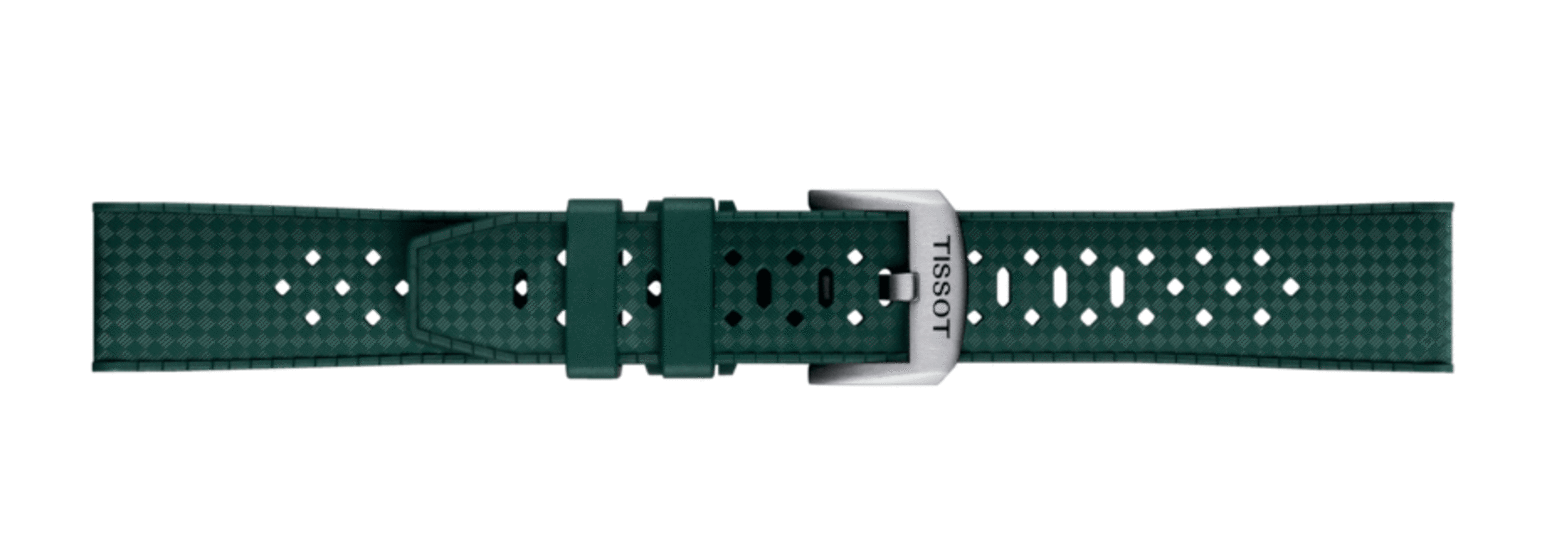 Tissot Official Green Rubber Strap 20mm T852.049.961