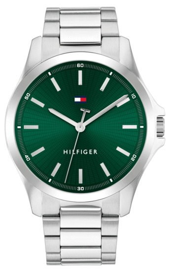 Tommy Hilfiger Green Dial Stainless Steel Watch 1710672