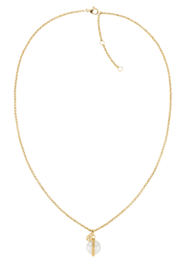 TOMMY HILFIGER GOLD-PLATED PEARL PENDANT NECKLACE 2780762