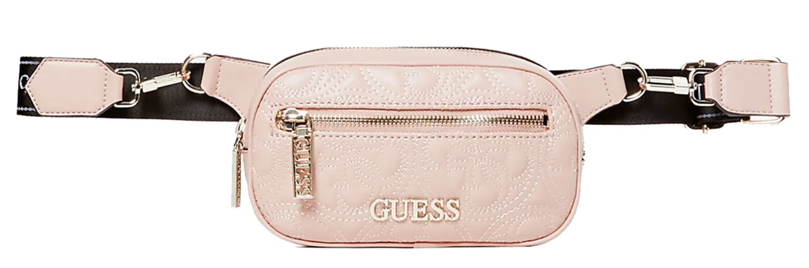 guess belt bag pink