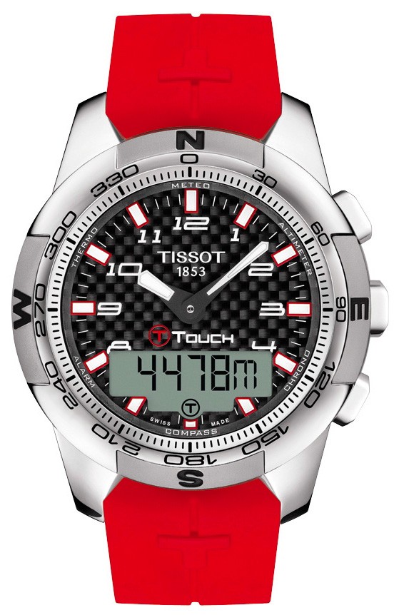 Tissot t cheap touch backlight