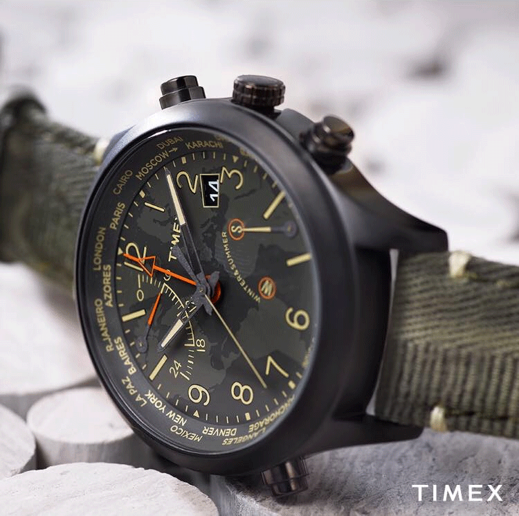 TIMEX Waterbury World Time 43mm TW2R43200 | Starting at 140,00 € | IRISIMO