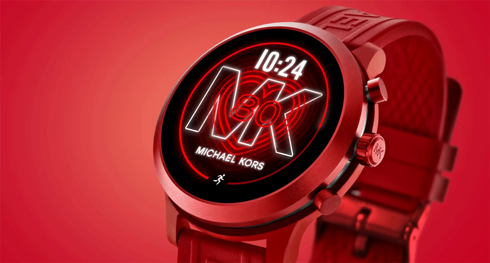 michael kors smartwatch red