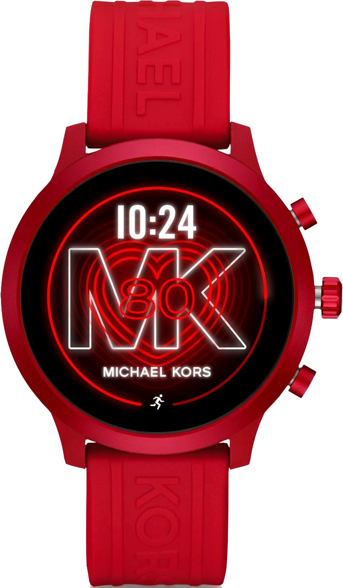 MICHAEL KORS Access MKGO Red Tone and Silicone Smartwatch MKT5073   Starting at 25800   IRISIMO