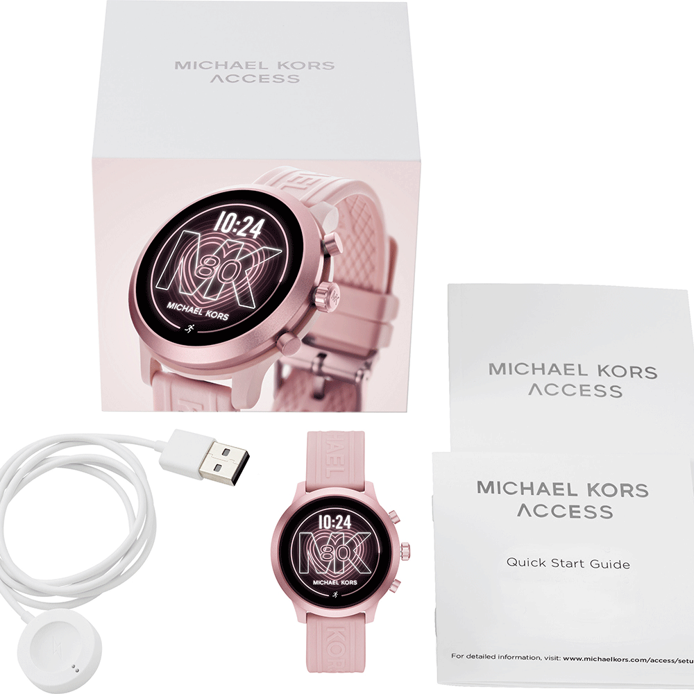MICHAEL KORS ACCESS MKGO PINK TONE AND SILICONE SMARTWATCH MKT5070 |  Starting at 209,00 € | IRISIMO