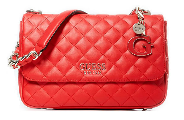 red guess crossbody