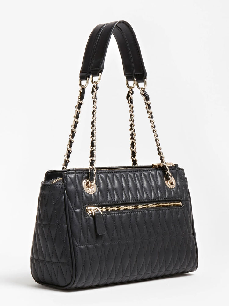 guess brinkley quilted shoulder bag