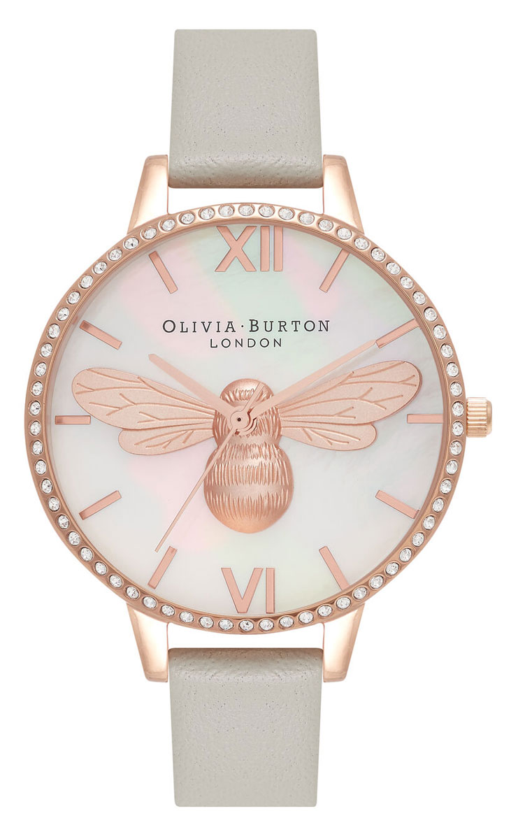 Olivia burton grey watch new arrivals