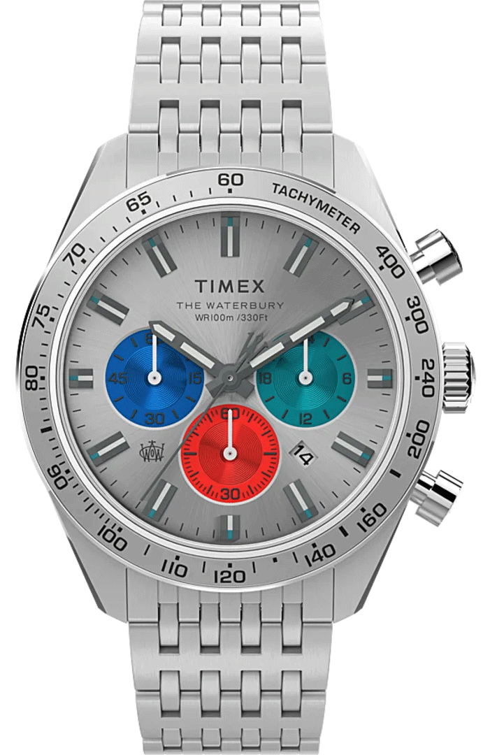 Timex Waterbury Chronograph 41mm Stainless Steel Bracelet Watch TW2V42400 |  Starting at 189,00 € | IRISIMO