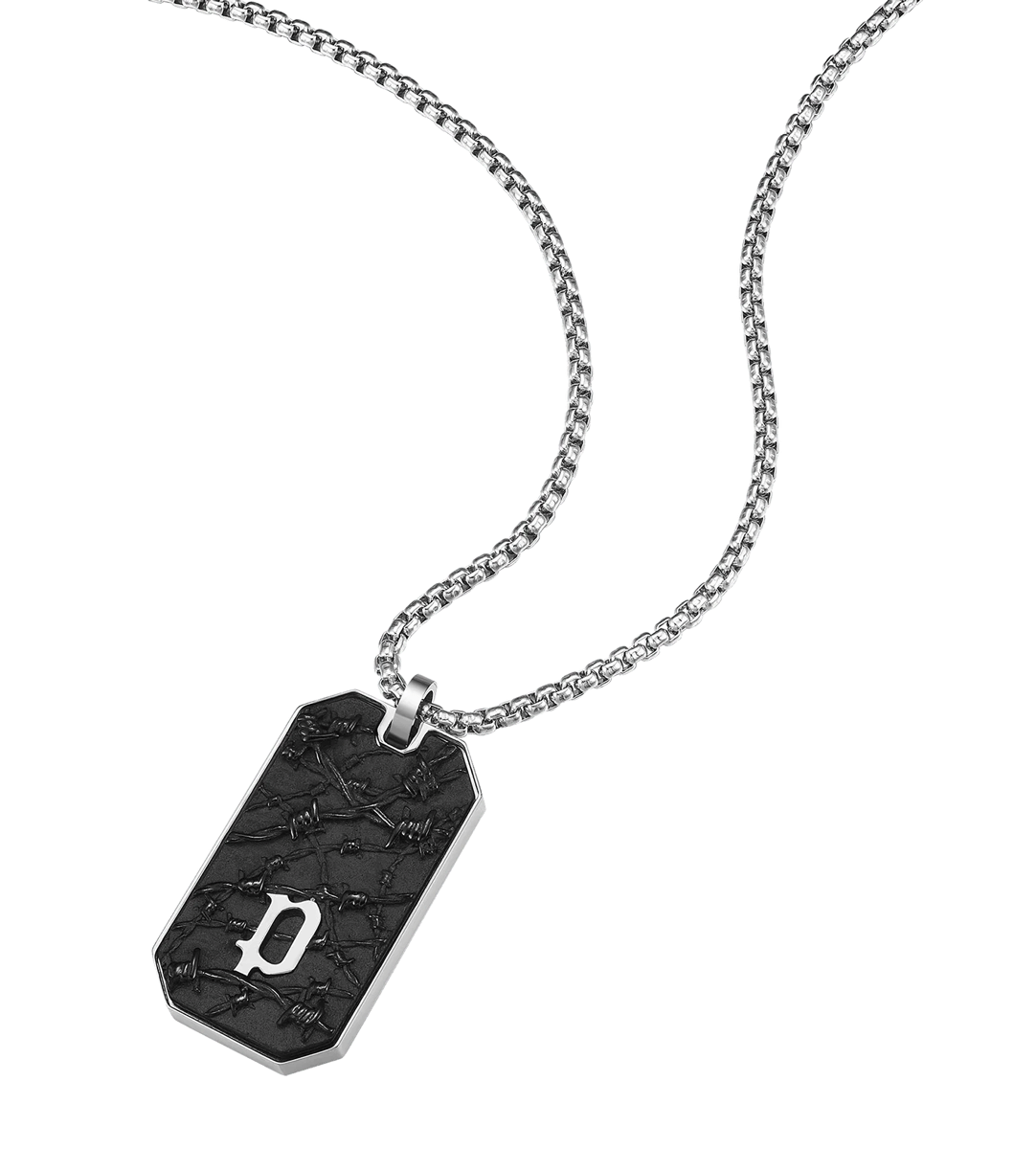 Louis Vuitton Dog Tag Pendant Necklace