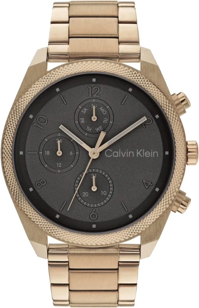 Buy CALVIN KLEIN Impact 44 mm Black Dial Analog Watch For Men - 25200364 |  Shoppers Stop