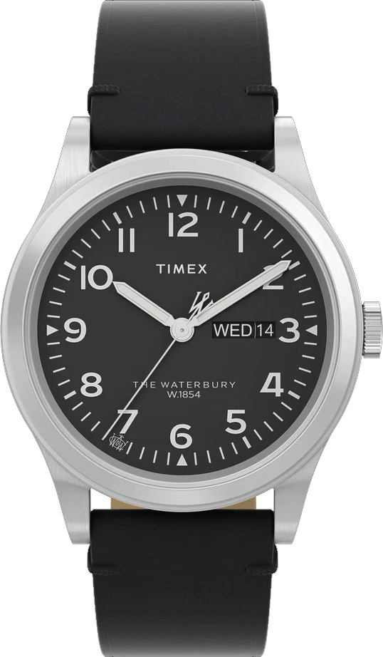 Timex waterbury 2024 world time