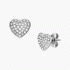 Fossil Sadie Glitz Heart Stainless Steel Stud Earrings JF04676040