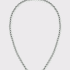 Boss Beaded Necklace in Brushed Stainless Steel with Octagonal Closure 1580656